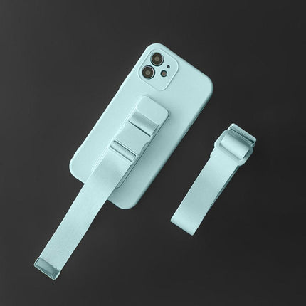 HURTEL Silicone case with lanyard strap for Xiaomi Redmi Note 11 Pro Rope Case - black – image 10