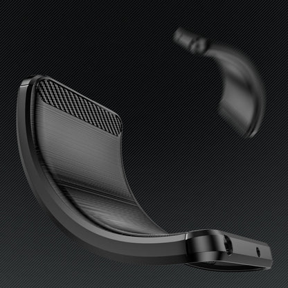 HURTEL Flexible gel back cover for iPhone 14 Plus Carbon Case - black – image 4