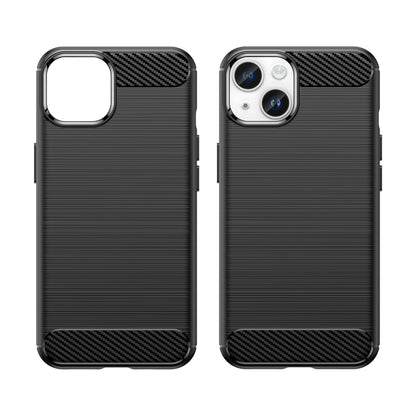 HURTEL Flexible gel back cover for iPhone 14 Plus Carbon Case - black – image 8