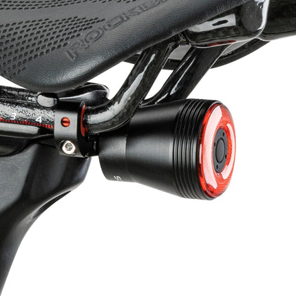 ROCKBROS Rear bicycle light with Q5 intelligent stop system - black – image 6