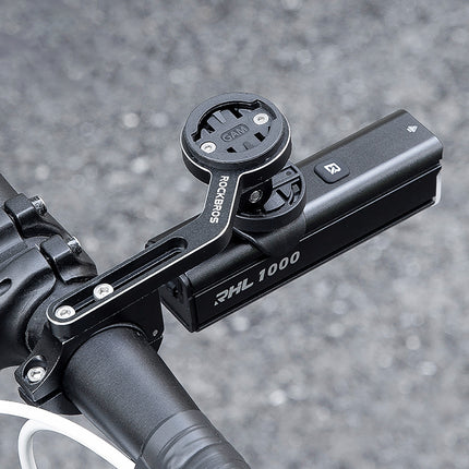 ROCKBROS Front bicycle light 1000 lm with USB-C - USB-A cable - black – image 8