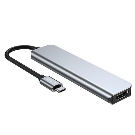 Tech-Protect 6in1 HUB USB-C to USB-A USB-C HDMI micro SD / TF / SD splitter - gray – image 3