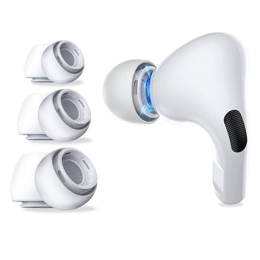 Tech-Protect Covers for AirPods Pro 1 / 2 headphones in sizes S / M / L Ear Tips white - 6 pcs.