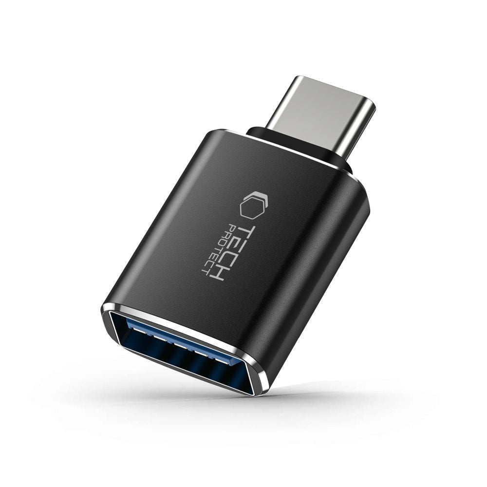 Tech-Protect USB-C (male) - USB-A (female) OTG adapter - black