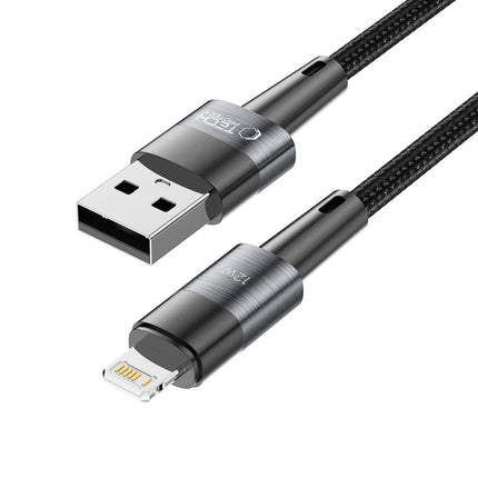 Tech-Protect USB-A - iPhone Lightning cable 12W 2.4A 2m - gray – image 5