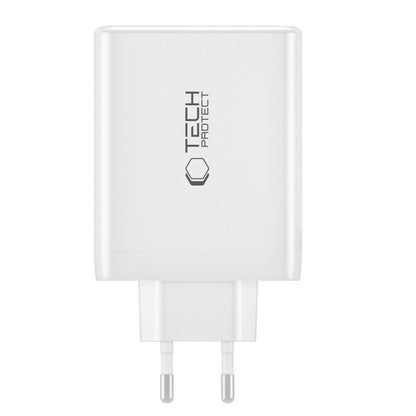 Tech-Protect GaN 3x USB-C PD USB-A QC 100W network charger - black – image 2
