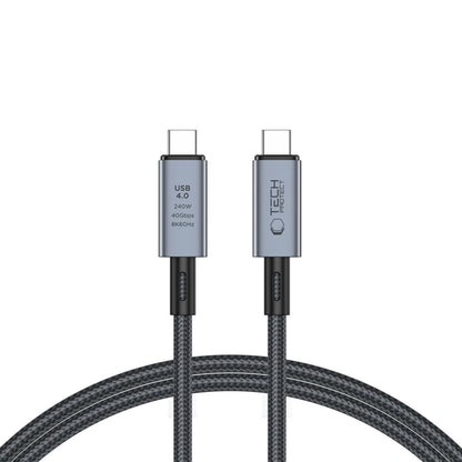 Tech-Protect Fast USB-C 4.0 PD cable 240W 8K 40Gbps 1m - gray