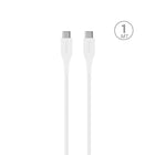 PURO USB-C Power Delivery cable 2m - white