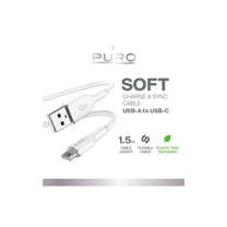 PURO USB Cables – USB-A - USB-C cable 1.5m - white – image 2