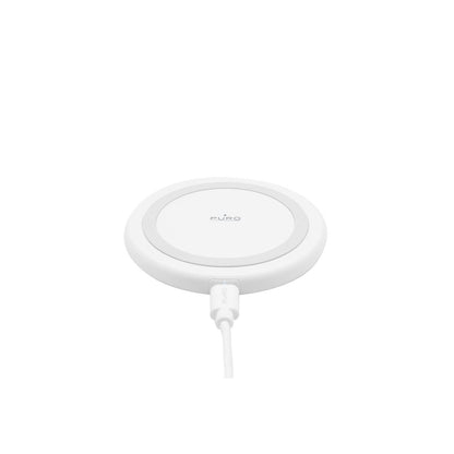 PURO Wireless charger for Android iPhone smartphones 15W - white – image 3