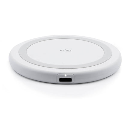 PURO Wireless charger for Android iPhone smartphones 15W - white – image 4