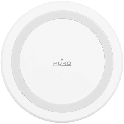 PURO Wireless charger for Android iPhone smartphones 15W - white – image 6