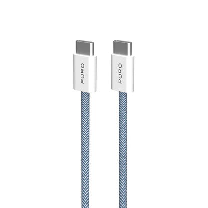 PURO USB-C cable 60W 1.5m - blue