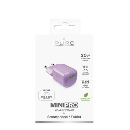 PURO USB-C GaN 20W wall charger - pink – image 4