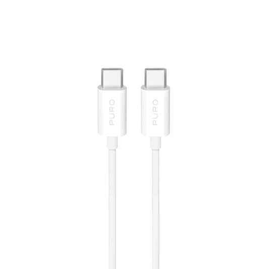 PURO USB-C TPE cable 25W 3m - white