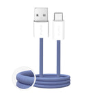 PURO Fabrik 2.0 10W 1.5 m braided USB-A - USB-C cable - blue