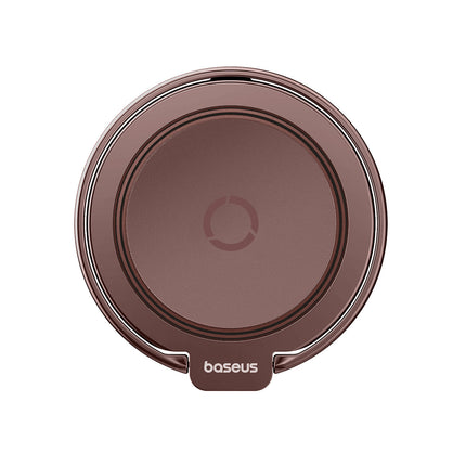 BASEUS Ring magnetic ring holder for a smartphone with a stand function - red-gold