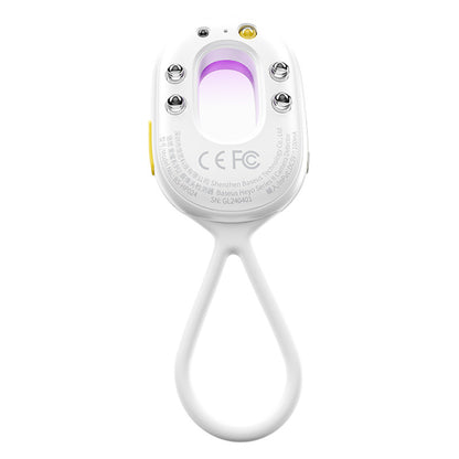 BASEUS Hidden camera detector with mini flashlight alarm with USB-A - USB-C cable - white – image 3