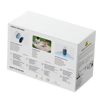 BASEUS Security N1 outdoor camera for 2K surveillance - white – image 4