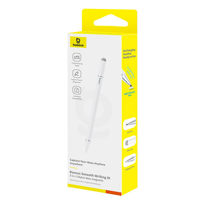 BASEUS Passive stylus 3in1 Smooth Writing III, magnetic version - white – image 6