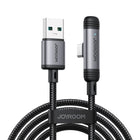 JOYROOM Angled USB-A USB-C 3A cable 1.2m - black