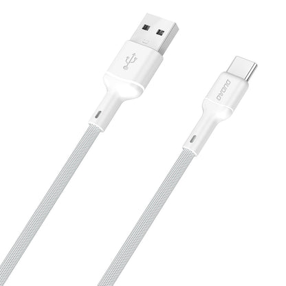 DUDAO USB-A - USB-C cable 5A 1m - white