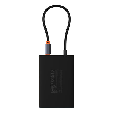 BASEUS 8in1 HUB HDMI DisplayPort VGA USB-A USB-C adapter - gray