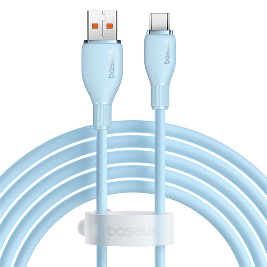 BASEUS Pudding USB-A USB-C cable 100W 2m - blue