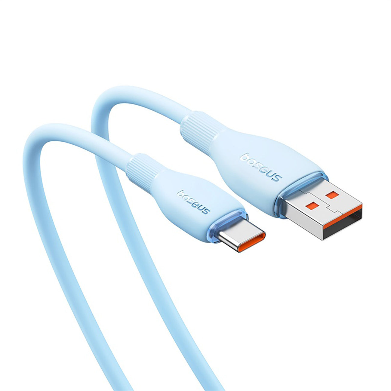 BASEUS Pudding USB-A USB-C cable 100W 2m - blue – image 3