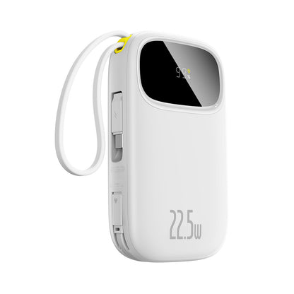 BASEUS Powerbank 20000mAh 22.5W with display with USB-C iPhone Lightning cables - white – image 2