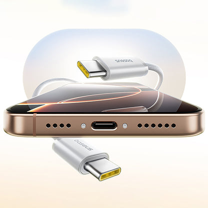 BASEUS Braided magnetic cable USB-C 100W 1m - white – image 5