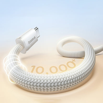 BASEUS Braided magnetic cable USB-C 100W 1m - white – image 7