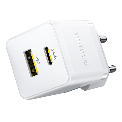 BASEUS Palm 30W USB-C USB-A wall charger - white – image 2