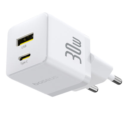 BASEUS Palm 30W USB-C USB-A wall charger - white – image 4