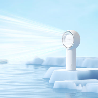 Jisulife Mini fan portable fan USB-C 4000mAh - white – image 8