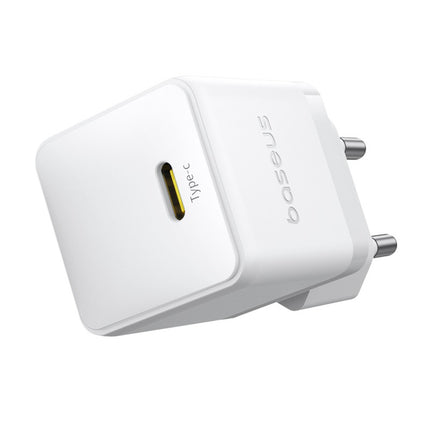 BASEUS Palm 1C 20W wall charger with USB-C 60W 1m cable - white – image 4