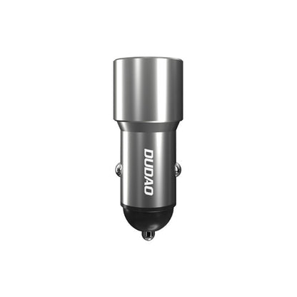 DUDAO USB-A USB-C PD QC 22.5 W car charger - gray – image 4