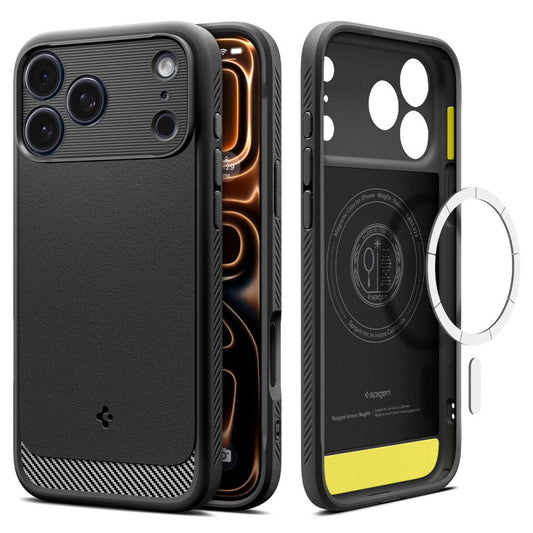 SPIGEN Protective case for iPhone 17 Pro Mat Rugged Armor Mag MagSafe - matte black