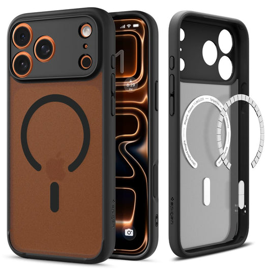 SPIGEN Protective back case for iPhone 17 Pro Max Ultra Hybrid MagSafe - black