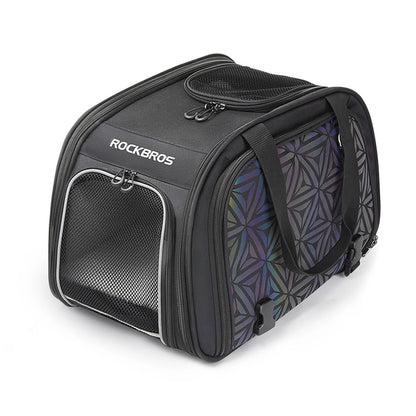 ROCKBROS Foldable bicycle bag for transporting a dog or a cat - black – image 3