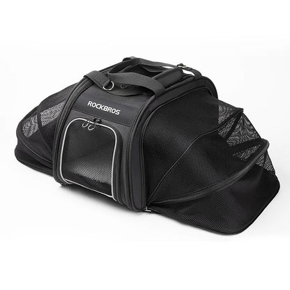 ROCKBROS Foldable bicycle bag for transporting a dog or a cat - black – image 4