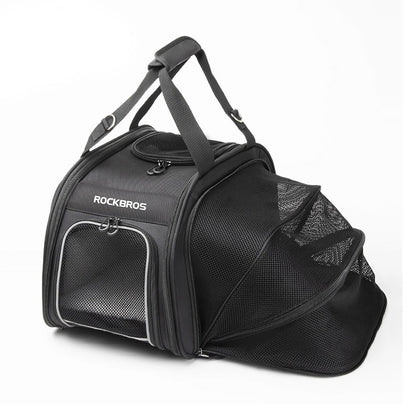 ROCKBROS Foldable bicycle bag for transporting a dog or a cat - black – image 5