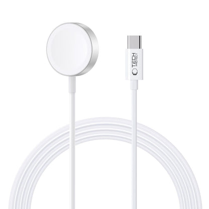Tech-Protect Magnetic inductive charger for Apple Watch USB-C 1.2m - white
