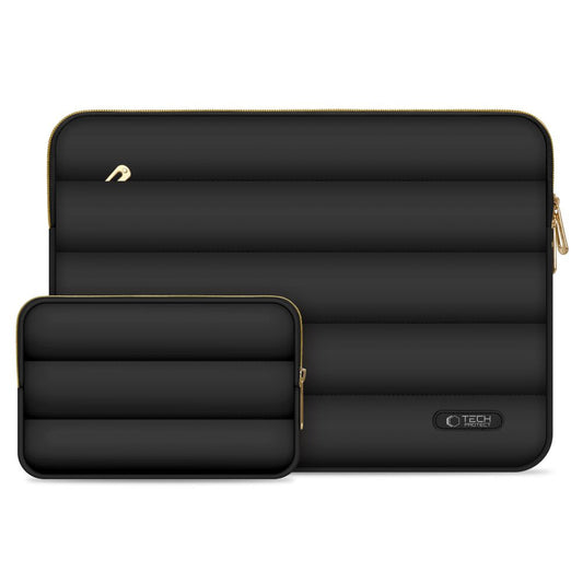 Tech-Protect Puffy bag for a 13-14" laptop + accessory case - black