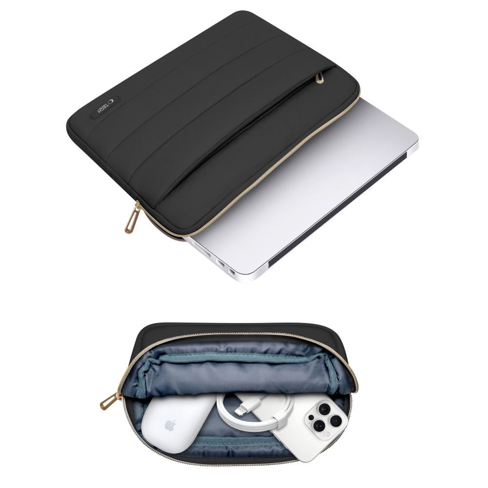 Tech-Protect Puffy bag for a 13-14" laptop + accessory case - black – image 5