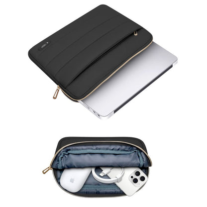 Tech-Protect Puffy bag for a 13-14" laptop + accessory case - black – image 5