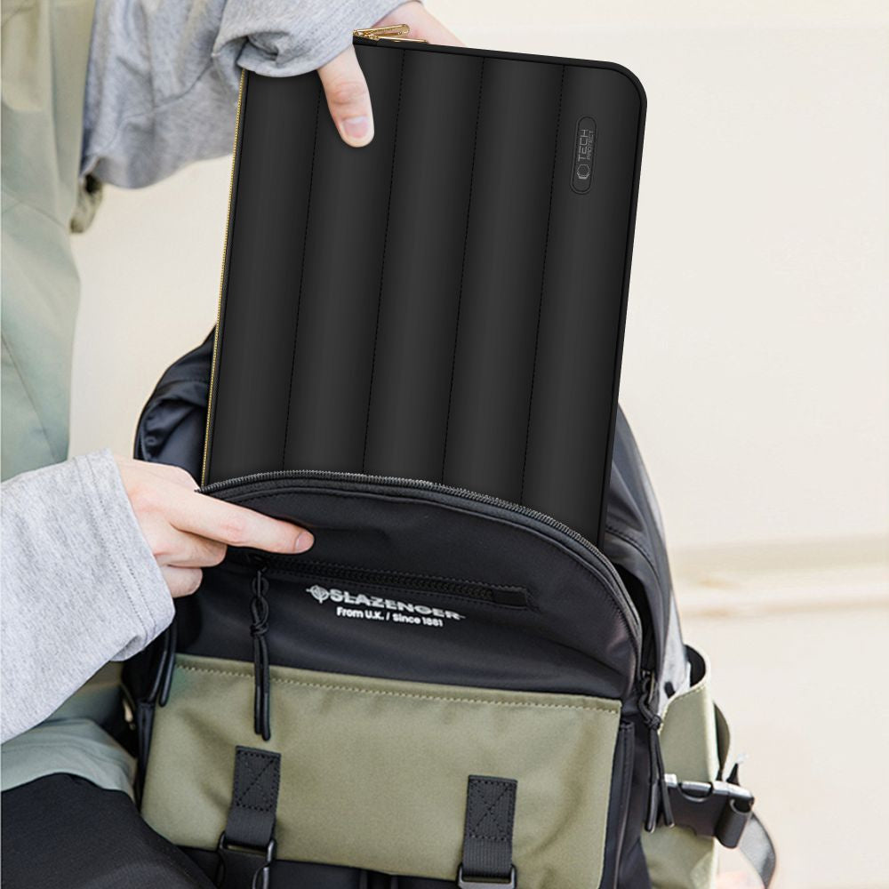 Tech-Protect Puffy bag for a 15-16" laptop + accessory case - black – image 6