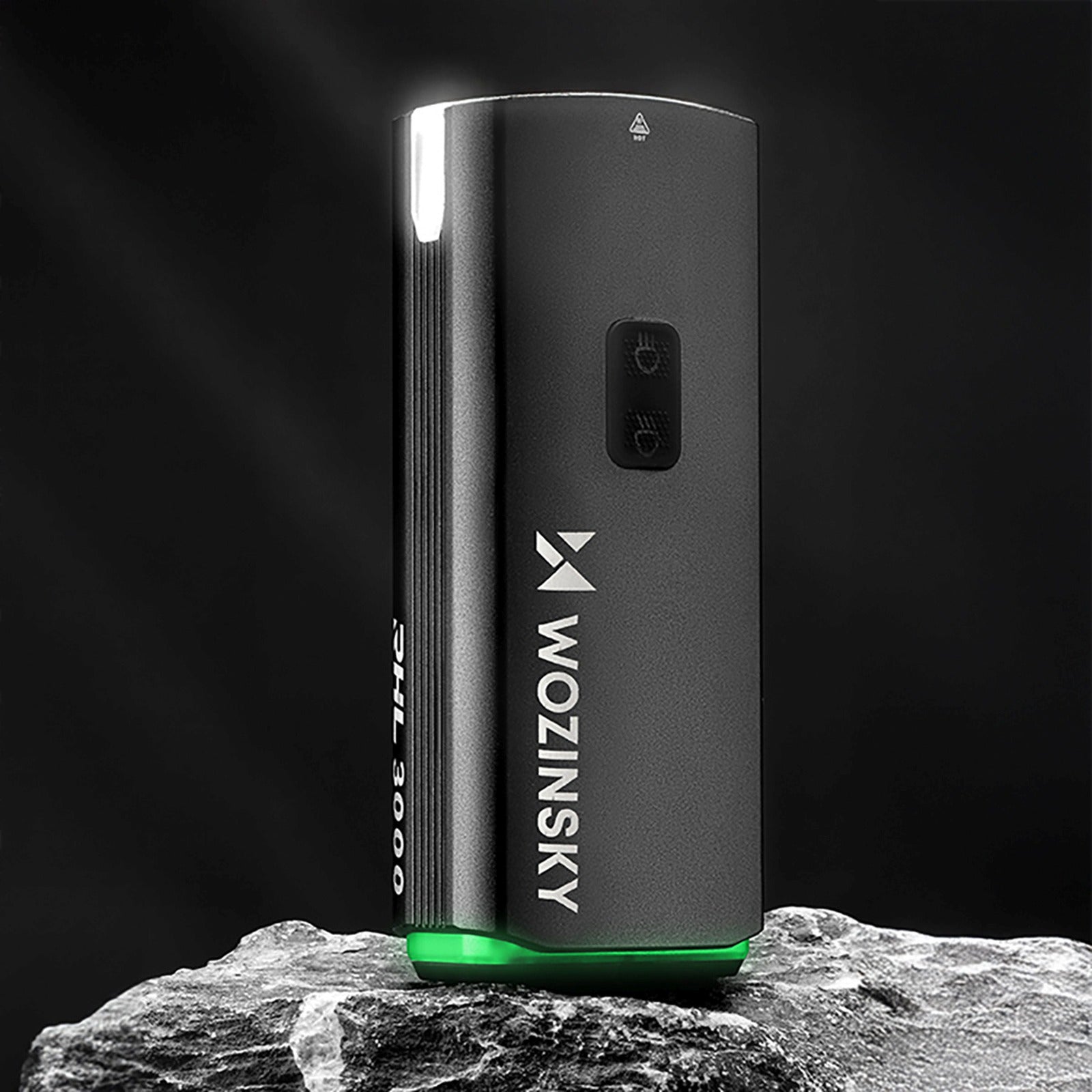 WOZINSKY Front bicycle light with USB-C cable 3000 lm - black – image 5