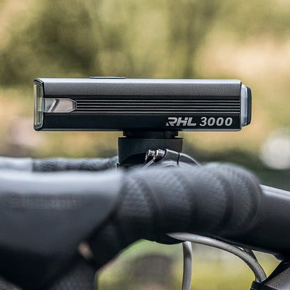 WOZINSKY Front bicycle light with USB-C cable 3000 lm - black – image 9
