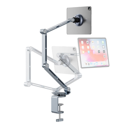 WOZINSKY 360 foldable magnetic desk holder for phone tablet - gray – image 2
